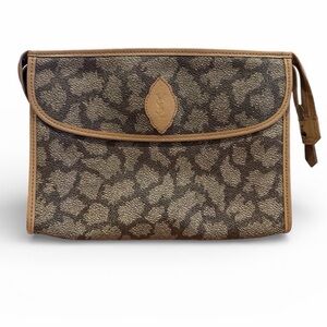 YSL Giraffe Print Clutch